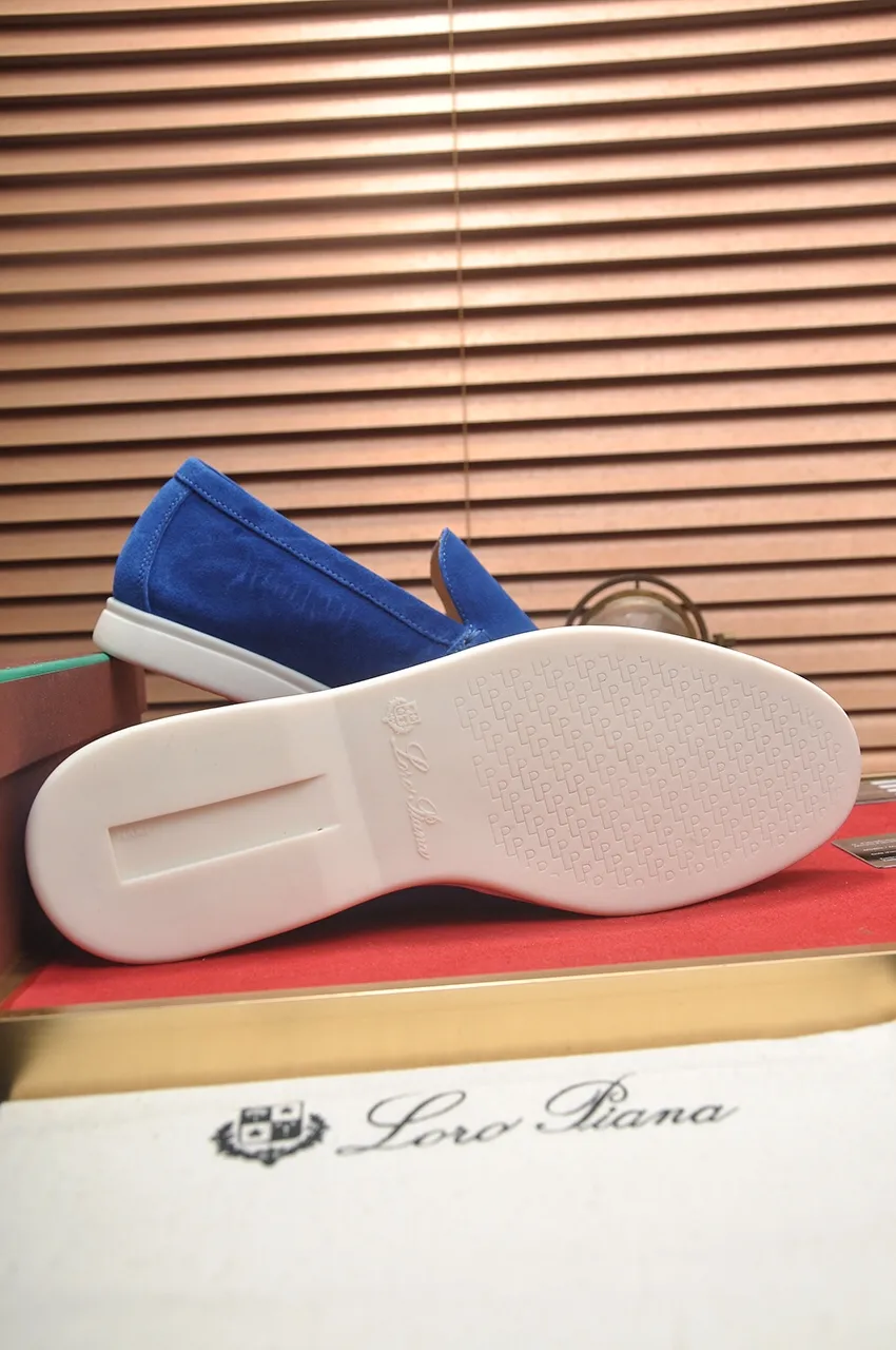 Men's shoes 💰400💶[𝐥𝐨𝐫𝐨 𝐏𝐢𝐚𝐧𝐚] [Couple model] High-end quality, affordable price, LP classic loafers, Italian treasure brand, the only brand that can match Hermès! Only after wearing it do we know that we can’t live up to our feet. Women’s code: 35-40 (customized sizes 34, 41, 42 are non-returnable) Men’s code: 38-44 (customized 45, 46, 47, 48 are non-refundable) Fabric: Customized imported cashmere Lining: Customized imported fetal cowhide Foot: Imported benzene-dyed calfskin Outsole: Exclusive original glass rubber outsole